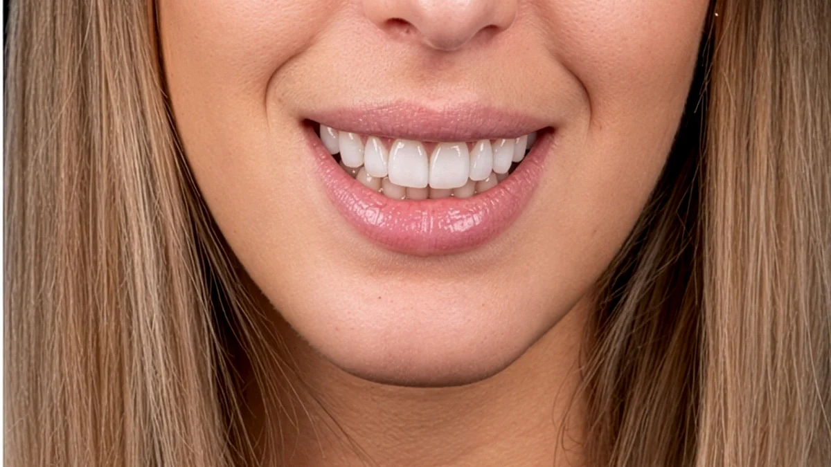 Après facettes E-Max Premium Hollywood Smile Tunisie — sourire blanc